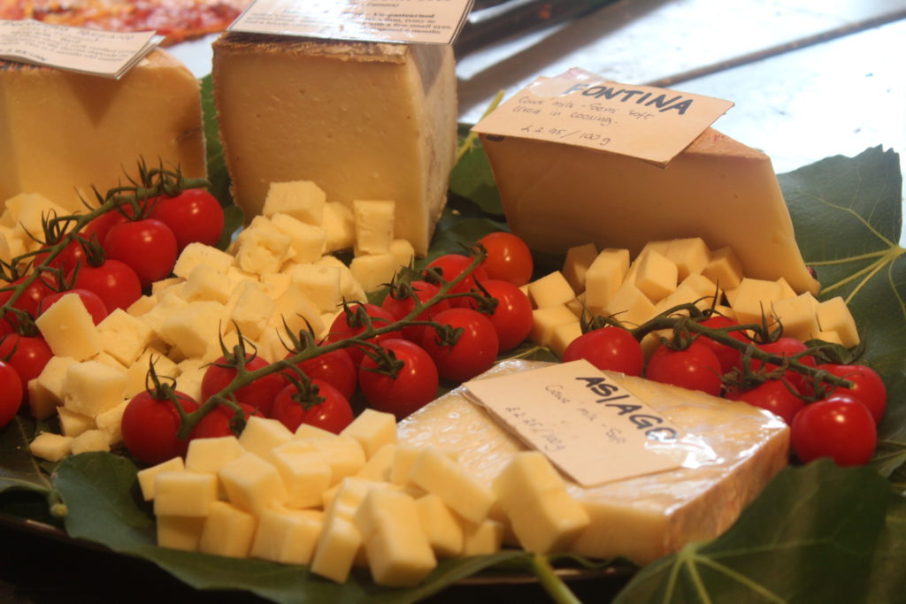 Cheeses from Amaretto Delicatessen
