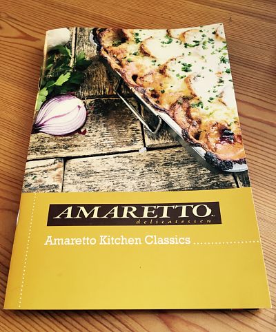 Our Amaretto Kitchen Classic recipe book, published September 2017