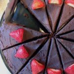 Our gluten-free chocolate cake, this may be one served on Saturday 5th May, Amaretto Deli's 10th Birthday. Do join us.