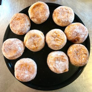 Bomboloni - Italian donuts, Amaretto Deli