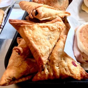Lamb Samosa, Amaretto Deli