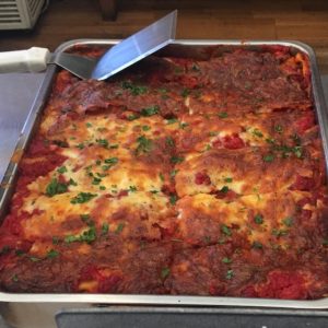 Lasagna Take-Away Meal, Amaretto Deli