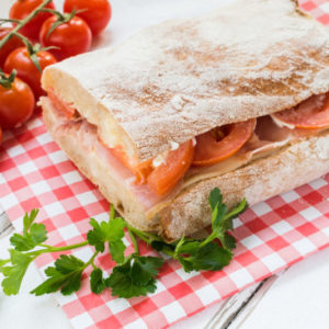 Ham, Cheese & Tomato Ciabatta