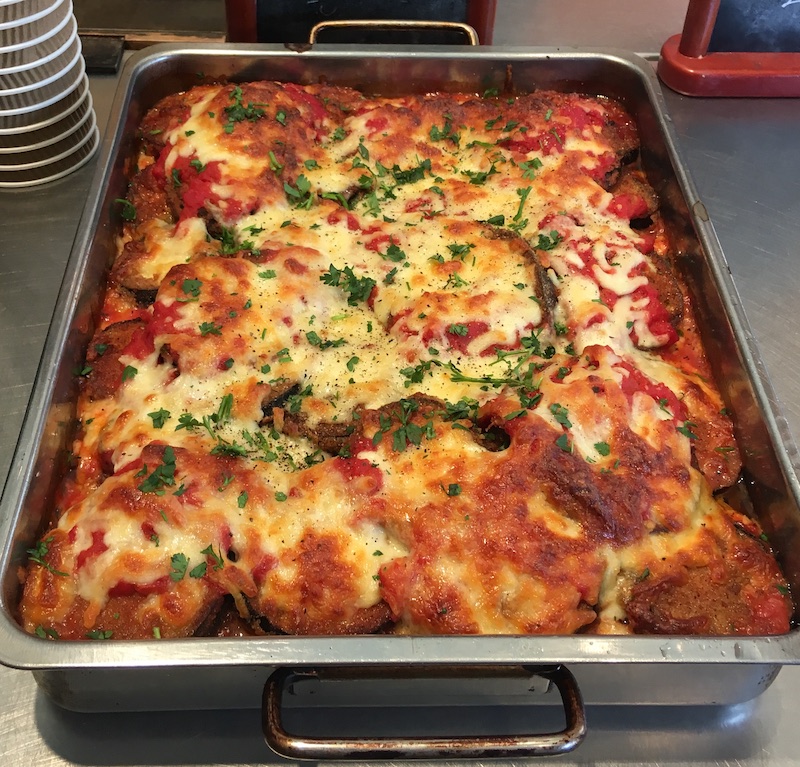 Aubergine Parmigiana