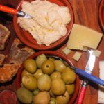 Olives and hummus
